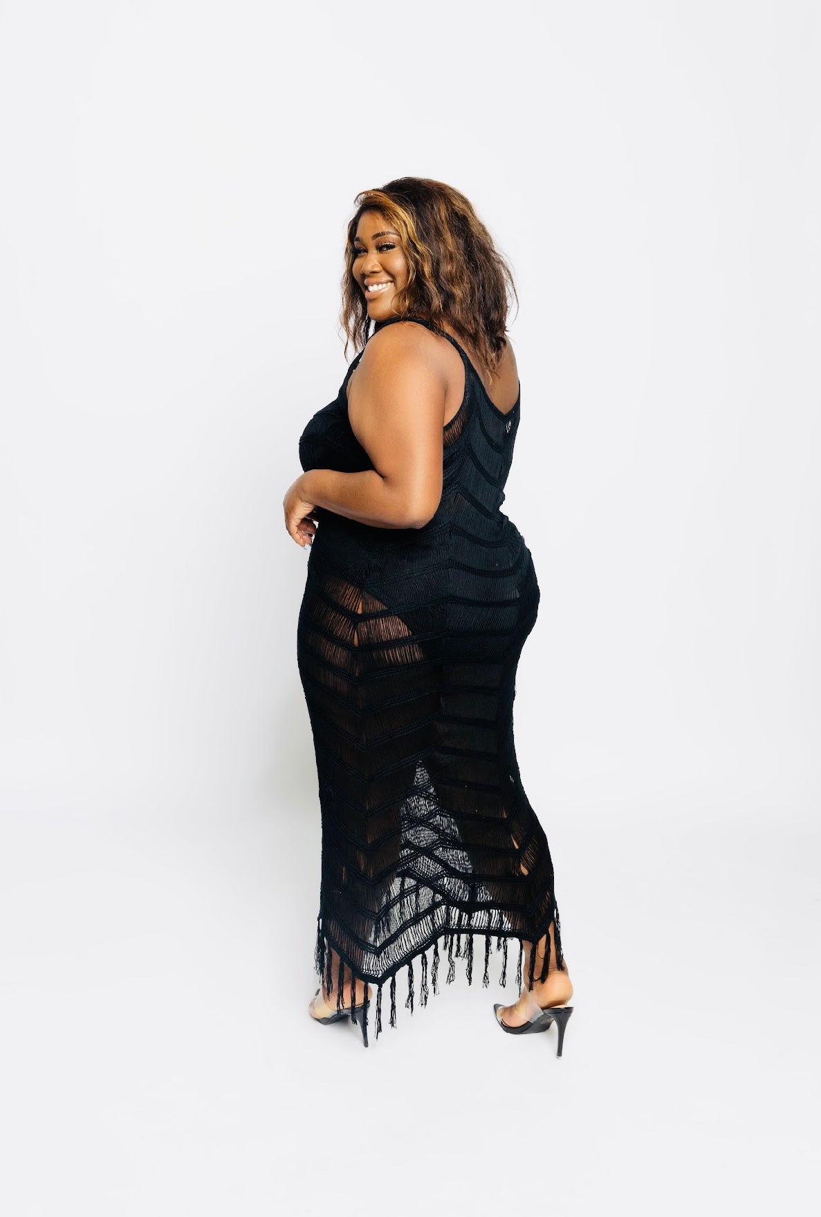 Fringe Cover up Dress